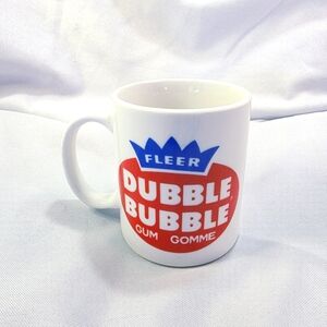 Fleer Double Bubble Gum Ceramic Coffee Mug Cup Vintage 1998